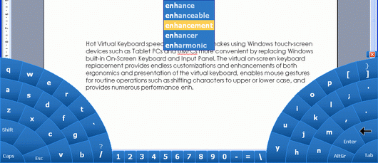 UMPC Virtual Keyboard